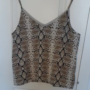 snake print cami